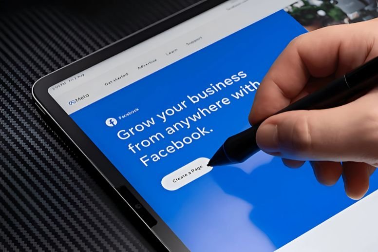 Conceptual graphic representing Digital Omnicon's expert Facebook marketing services for USA businesses.