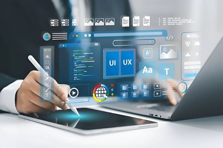 Expert UI/UX design services by Digital Omnicon, creating intuitive interfaces for US websites and apps